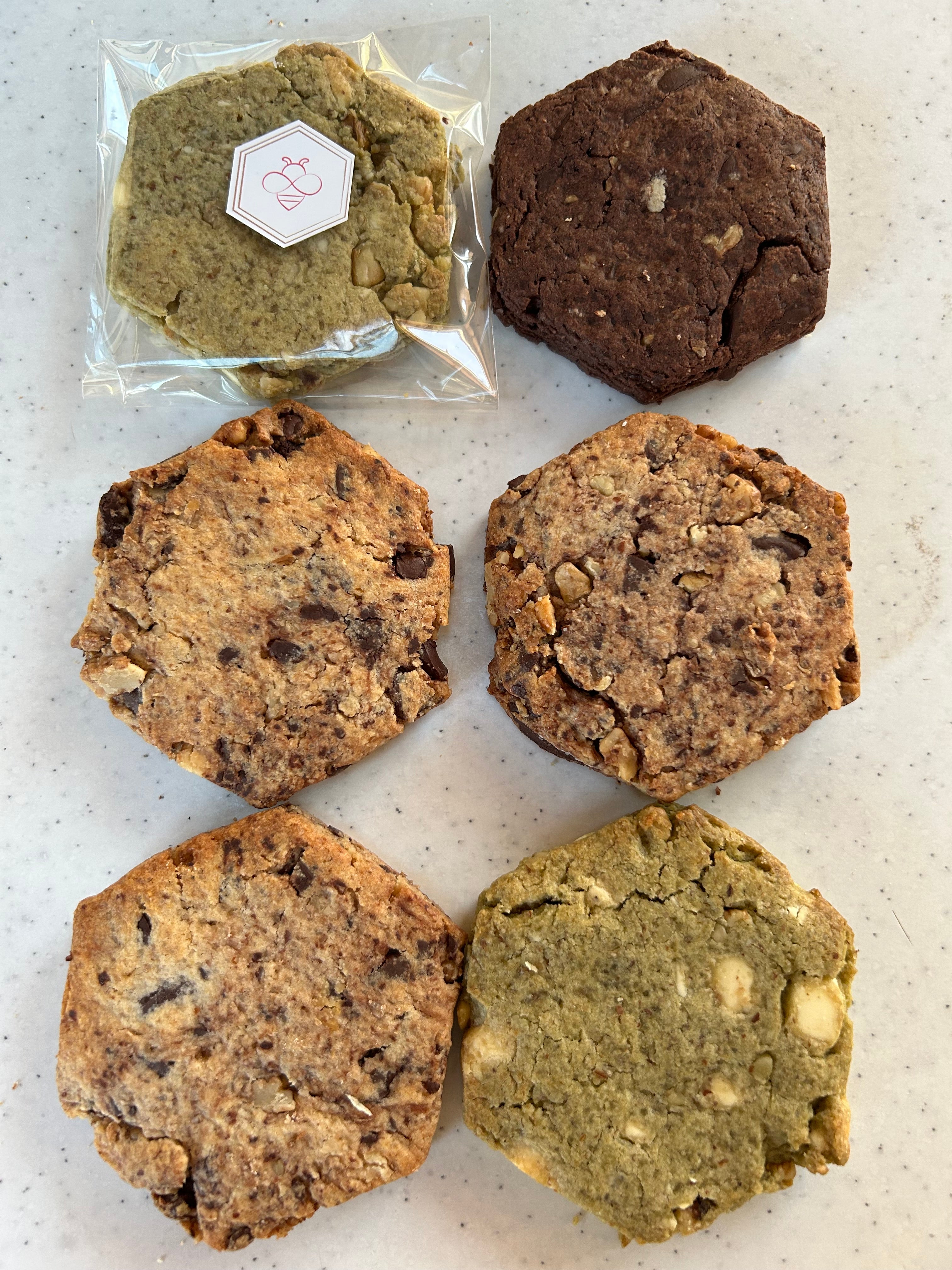 Cookie en forme d’alvéole - individuel