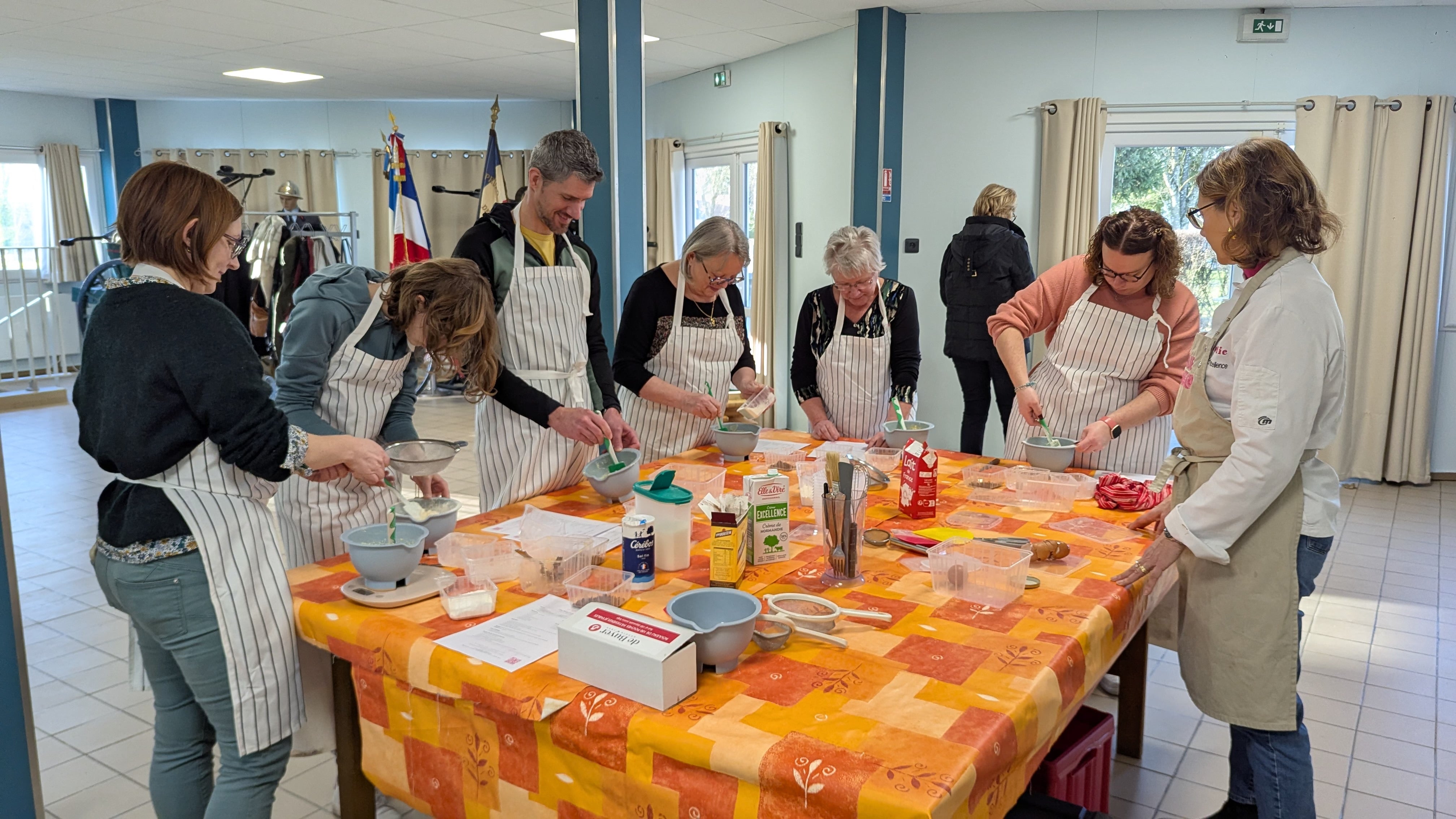 Cours de pâtisserie collectif